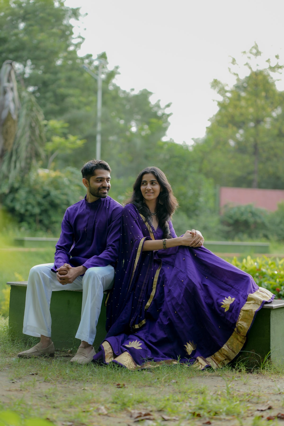 The Royal Purple Choli Set