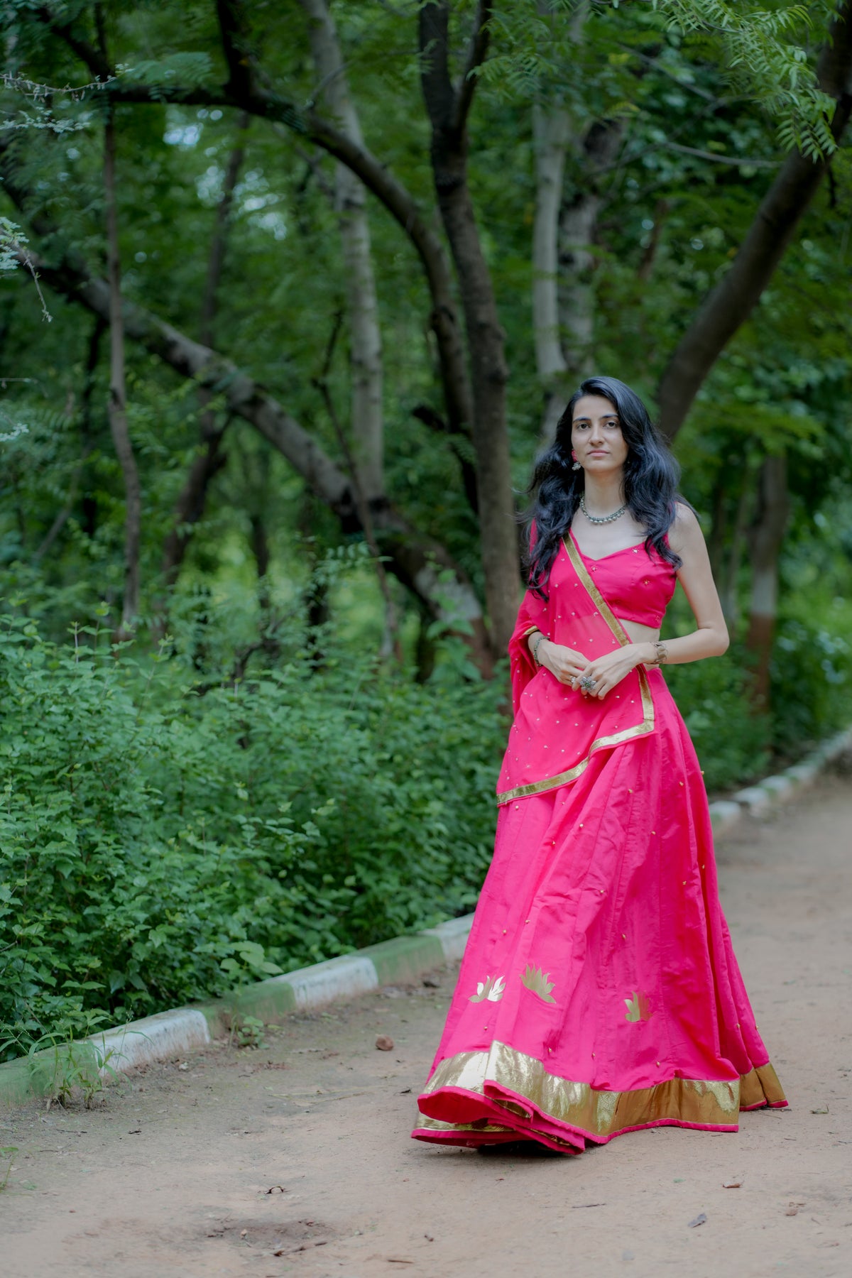 The Rani Pink Choli Set