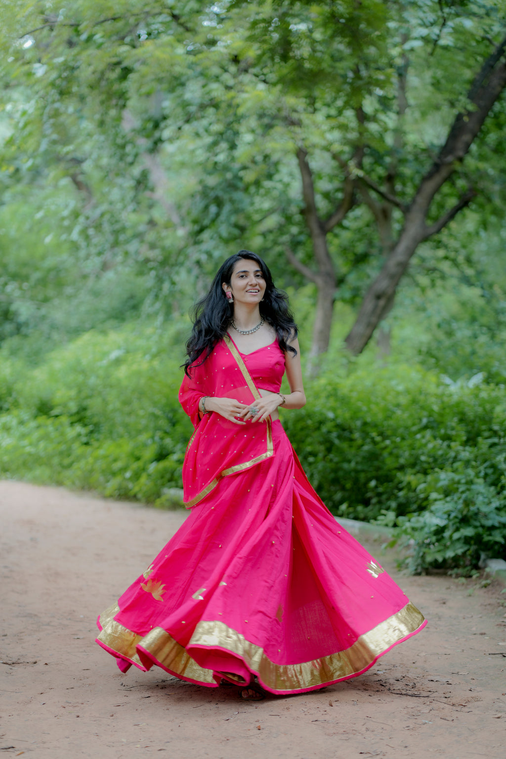 The Rani Pink Choli Set
