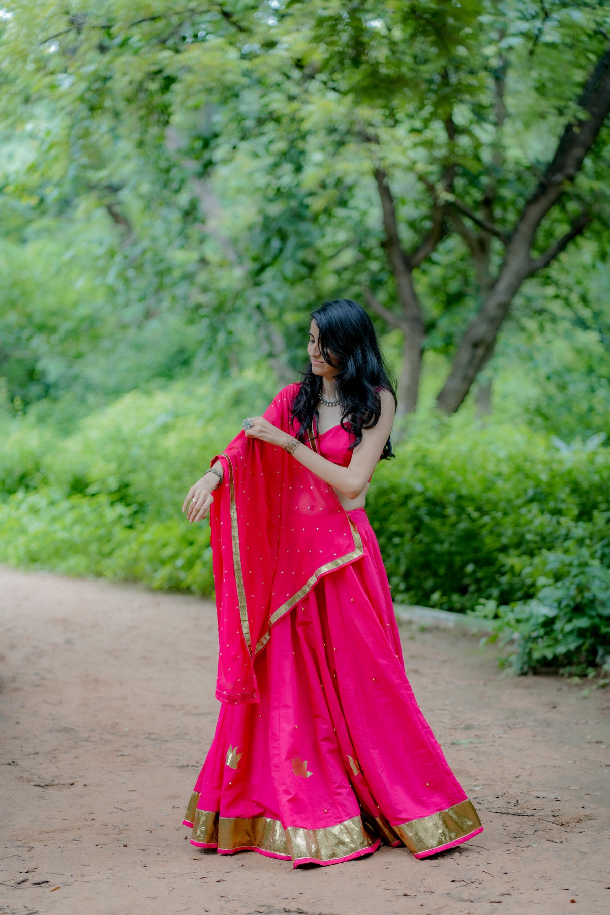The Rani Pink Choli Set