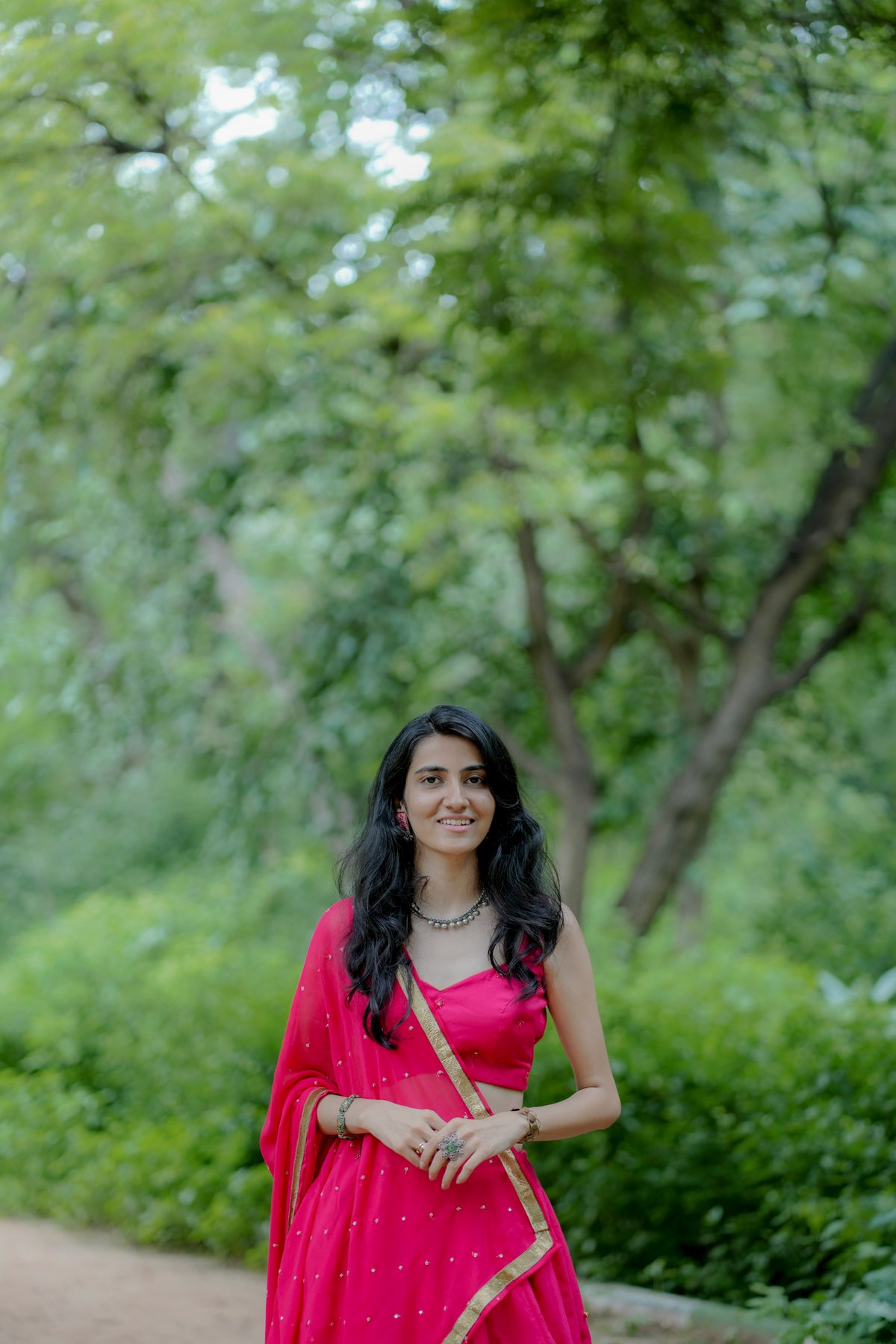 The Rani Pink Choli Set